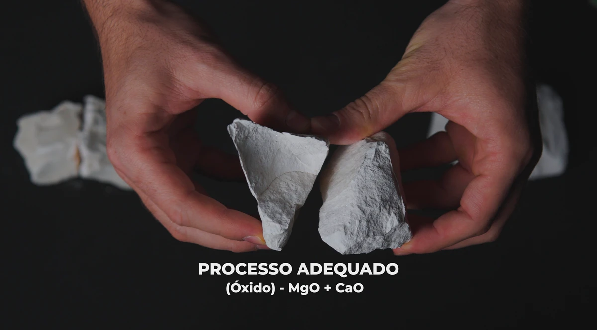 Como são feitos os óxidos de cálcio e magnésio utilizados na agricultura?